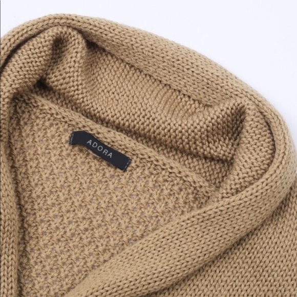 Batwing knitted shrug cardigan sweater - Picture 4 of 4